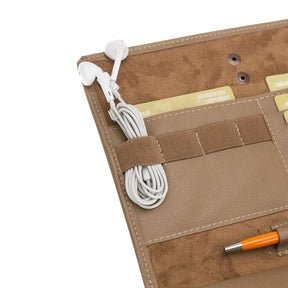 Roze organisator PU lederen handtas