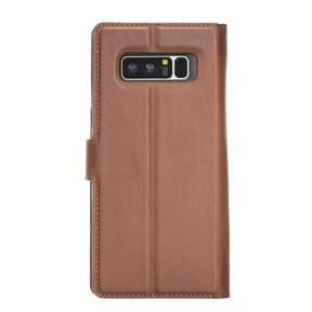 Magische abnehmbare Samsung-Brieftaschenhülle aus echtem Leder – MW