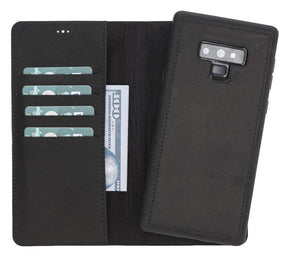 Magische Samsung-Serie, abnehmbare Brieftasche aus echtem Leder – MW