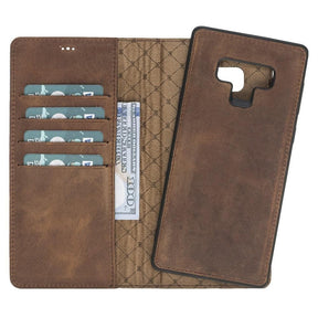 Magische Samsung-Serie, abnehmbare Brieftasche aus echtem Leder – MW