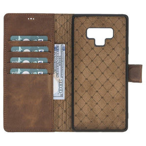 Magische Samsung-Serie, abnehmbare Brieftasche aus echtem Leder – MW