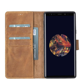 Magische Samsung-Serie, abnehmbare Brieftasche aus echtem Leder – MW