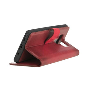Magische Samsung-Serie, abnehmbare Brieftasche aus echtem Leder – MW