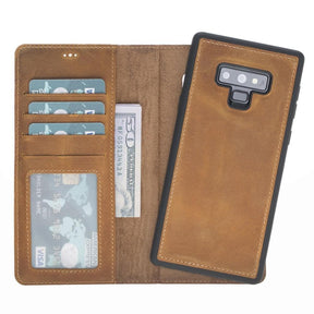 Magische Samsung-Serie, abnehmbare Brieftasche aus echtem Leder – MW