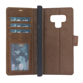 Magische Samsung-Serie, abnehmbare Brieftasche aus echtem Leder – MW
