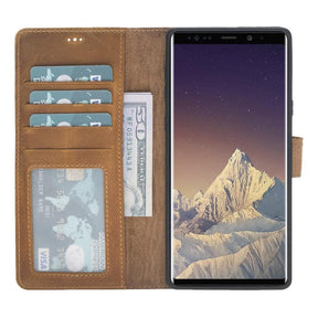 Magische Samsung-Serie, abnehmbare Brieftasche aus echtem Leder – MW