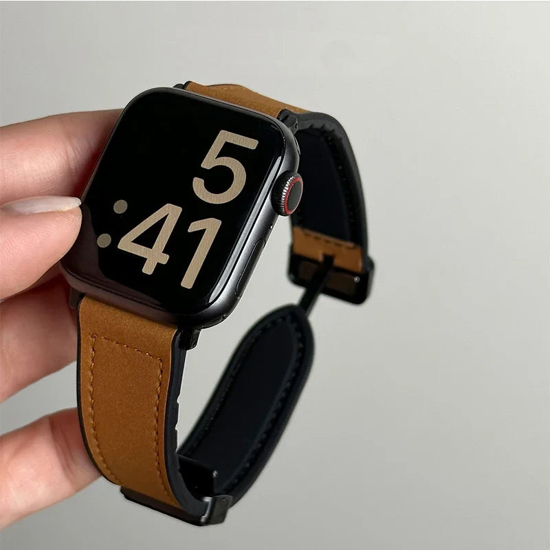 Leren Horlogebandje Voor Smartwatch Verstelbaar