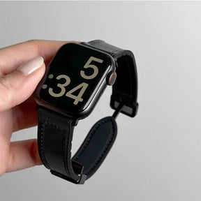 Leren Horlogebandje Voor Smartwatch Verstelbaar
