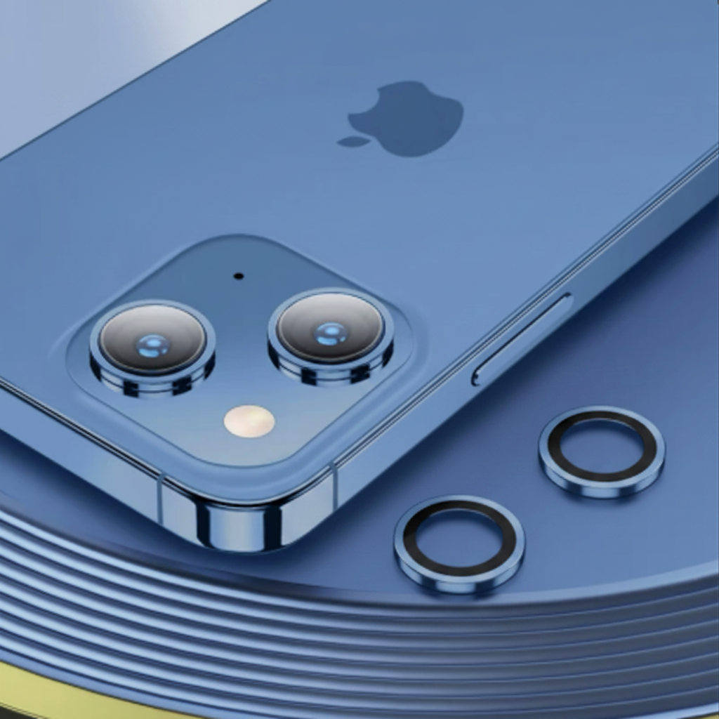 iPhone Cameralensbeschermer Slim Aluminium Glas