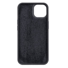 iPhone 13 hoesje zwart leer